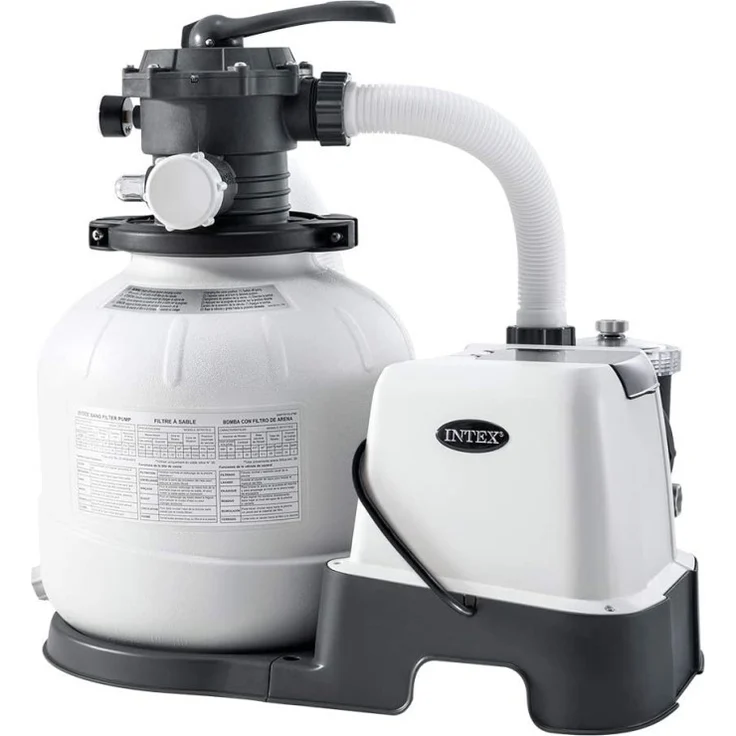 Intex 26676 Filterpumpe 7.900 l/h Salzwassersystem mit Chlorinator Sandfilteranlage – Bild 1