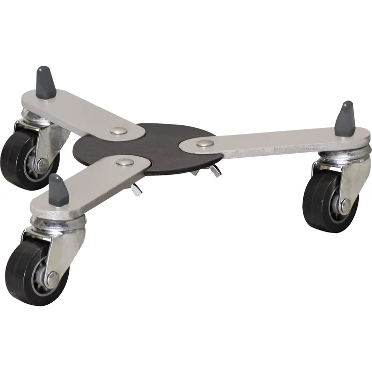 WAGNER Pflanzenroller Sun City SMALL 22-33 x 8 cm Nutzfläche, stufenlos ausziehbar I Pflanzenroller & Blumenroller für Außenbereich + Innenbereich I Kübelroller Stahl I Tragkraft 75 kg - 20081701