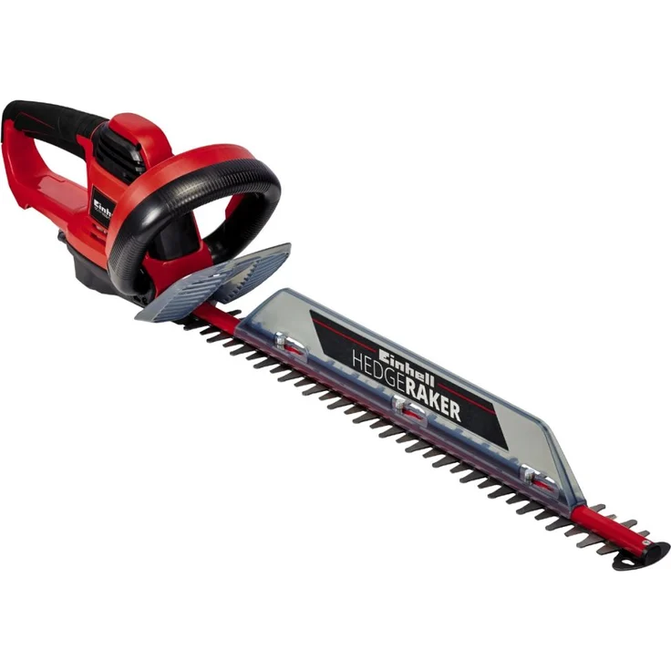 Einhell Elektro-Heckenschere GC-EH 6055-1 (600 W, 2.800 Schnitte-Min., Schnittgutsammler, Kabelzugentlastung, Zusatzhandgriff, Softgrip, Zweihand-Sicherheitsschalter) – Bild 1