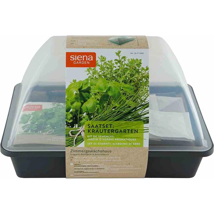 Zimmergewächshaus Kräutergarten Zwergengarten Gewächshaus Garten Terrasse Balkon