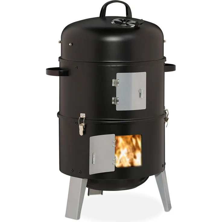 relaxdays Smoker Räuchertonne
