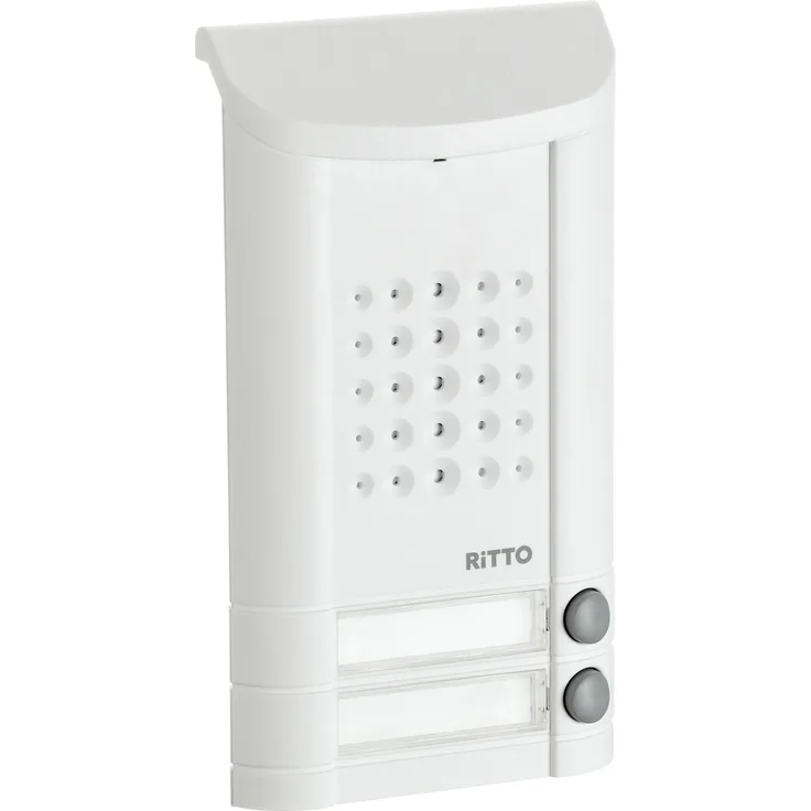 Ritto 1271042 Minivox Türstation (2 Tasten) weiss