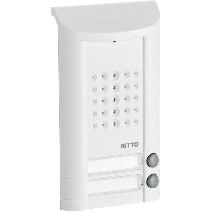 Ritto 1271042 Minivox Türstation (2 Tasten) weiss