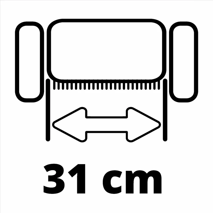 Einhell Elektro-Vertikutierer-Lüfter GC-SA 1231-1 (230 V, bis 300 m², 1.200 W, 28l Fangsack, kugelgelagerte Messerwalze + Lüfterwalze, 3 Stufen Arbeitstiefe, klappbarer Führungsholm) – Bild 5