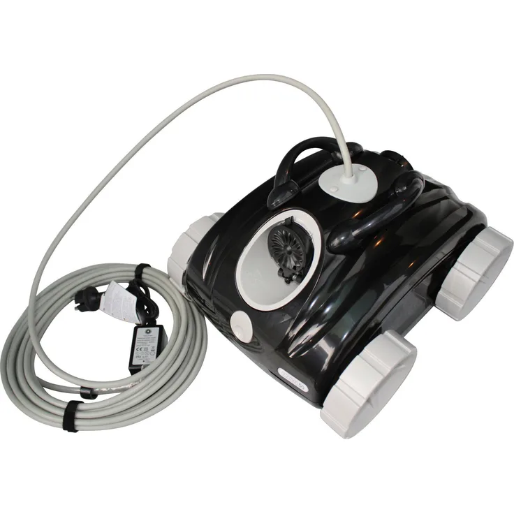 KWAD Poolroboter Xeox Base, für Pools bis 24 m² Fläche 24 V, 16 m³/h Filterleistung, 14 m Kabellänge, 31 cm Arbeitsbreite, 15 m/min, 2 h Laufzeit