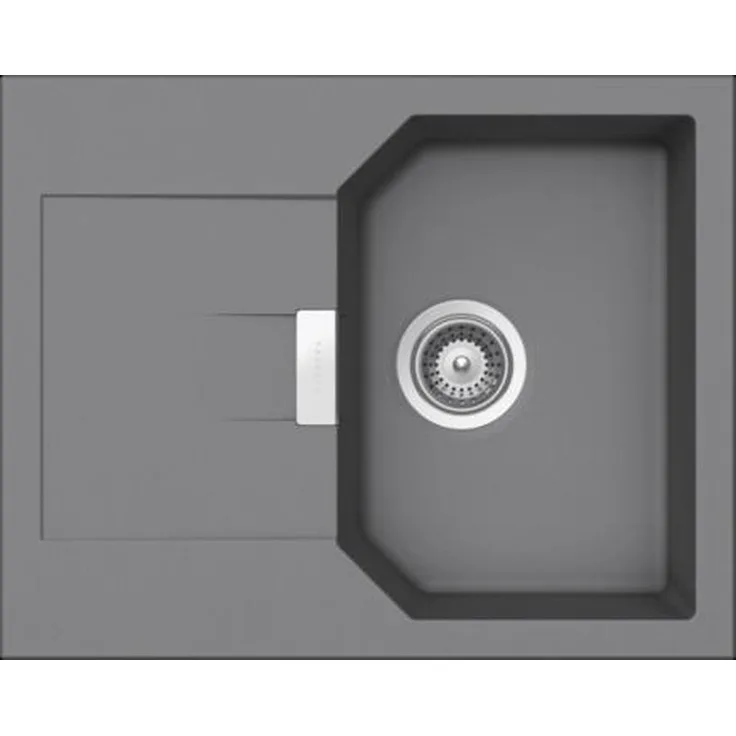 Schock FOMD150LAGCR Manhattan D-100S, Auflage in Croma Spüle, Küchenspüle, Küchenzubehör
