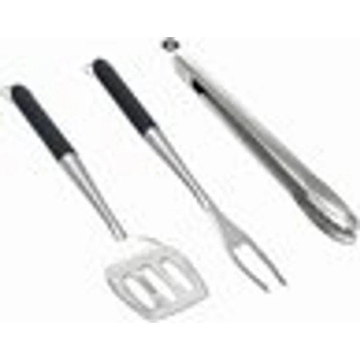 Broil King Grillbesteckset Grillwerkzeug, Edelstahl, 3 Stück, silber