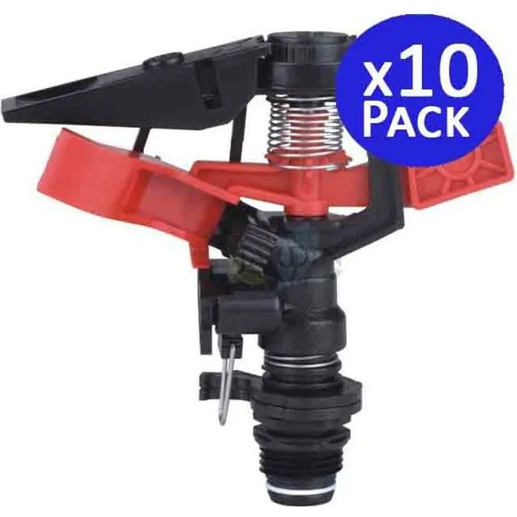 Suinga - 1-2' Sprinkler für den Agrarsektor, 8 bis 13 Meter. 10 Einheiten