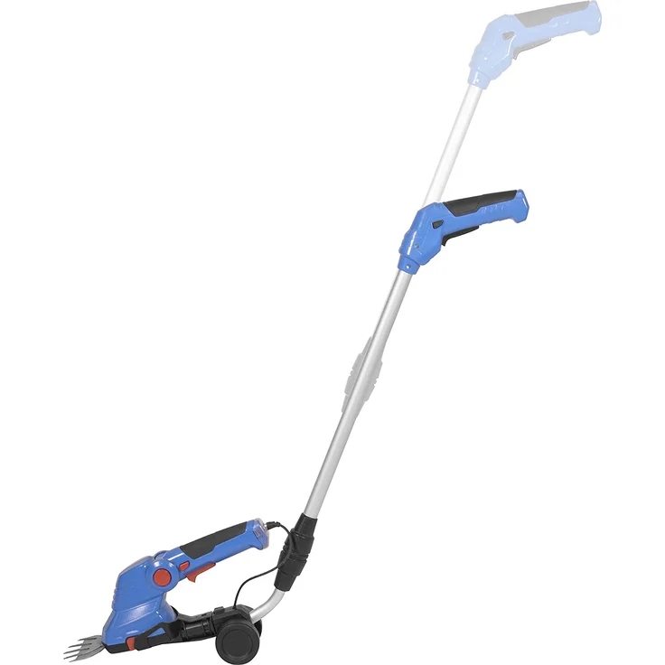 Güde Akku Gartenpflege Set GPS 7,2 V Teleskop 2in1 Grasschere und Strauchschere Heckentrimmer – Bild 3