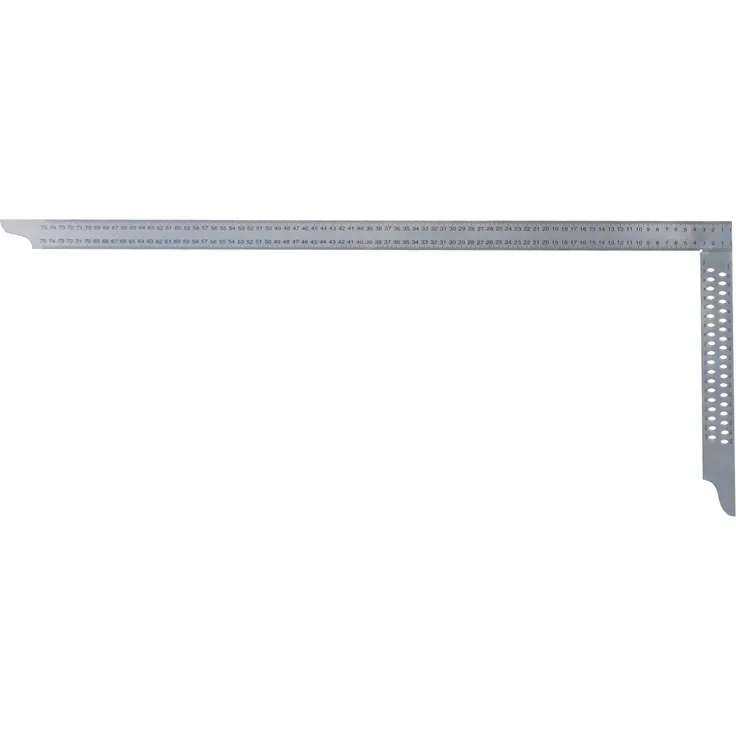 hedue Z284 Zimmermannswinkel ZN 800 mm mit mm-Skala Typ B und Anreißlöcher