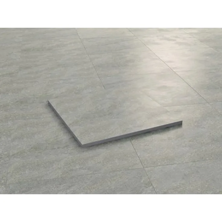 Terrassenplatte Feinsteinzeug Grau 60 cm x 60 cm 2 Stück