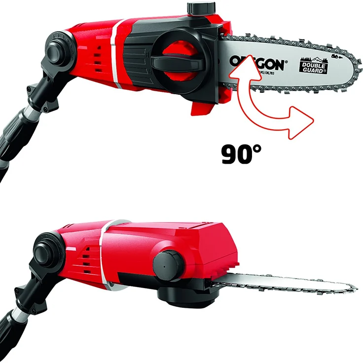 Einhell Akku-Hochentaster und Heckenschere GE-HC 18 Li T Set Power X-Change PXC - Lithium Ionen, 18 V, Teleskop, Schnittlänge Kettensäge 170 mm, Heckenschere 400 mm, inkl. 3,0 Ah Akku und Ladegerät – Bild 2