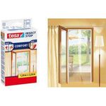 tesa Fliegengitter COMFORT für Türen, 2 x je 0,65 m x 2,20 m
