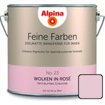 Alpina Feine Farbe No. 23 2,5 l, verträumtes graurosa, Wolken in Rose