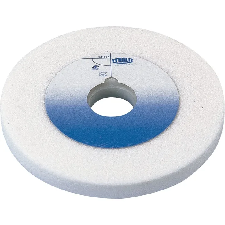 Tyrolit 281719 Schleifbockscheibe Edelkorund Form 1 gerade, Korn 80, 125 mm x 20 mm x 32 mm