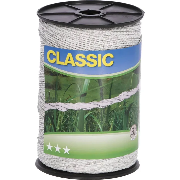 Neutral Elektro-Weidezaun-Seil Classic 500 m Weiß