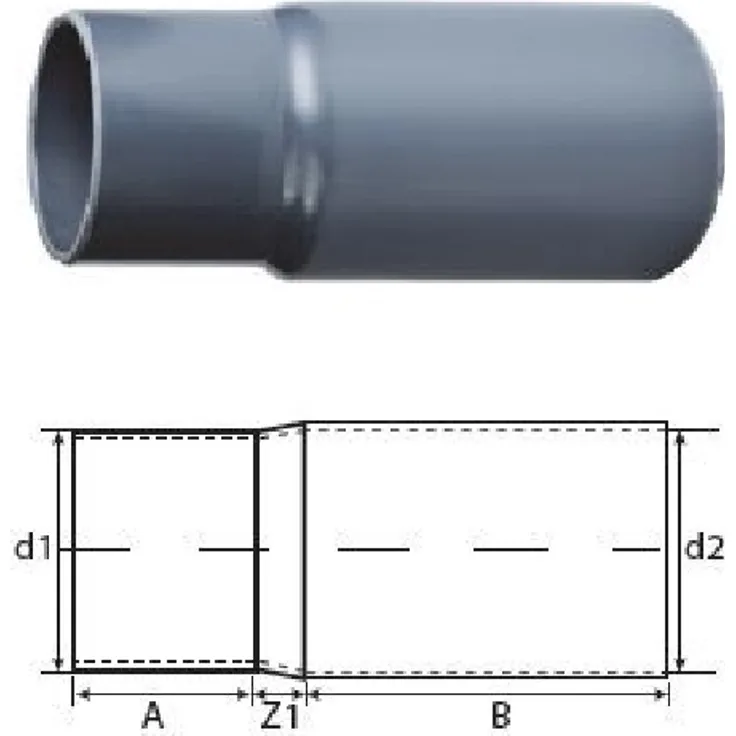 AstralPool Poolflex Klebemuffe 50mm für Poolschlauchverbinder Poolflex
