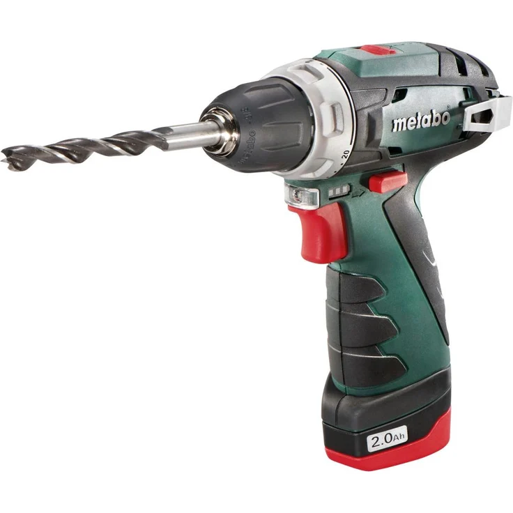 Metabo 600079500 Akku-Bohrschrauber klein PowerMaxx BS 10.8V, 1x 2Ah Li-Ion Akku, inklu. Ladegerät, in Werkzeugtasche, max. Drehmoment: 17Nm (weich)- 34Nm (hart) – Bild 2