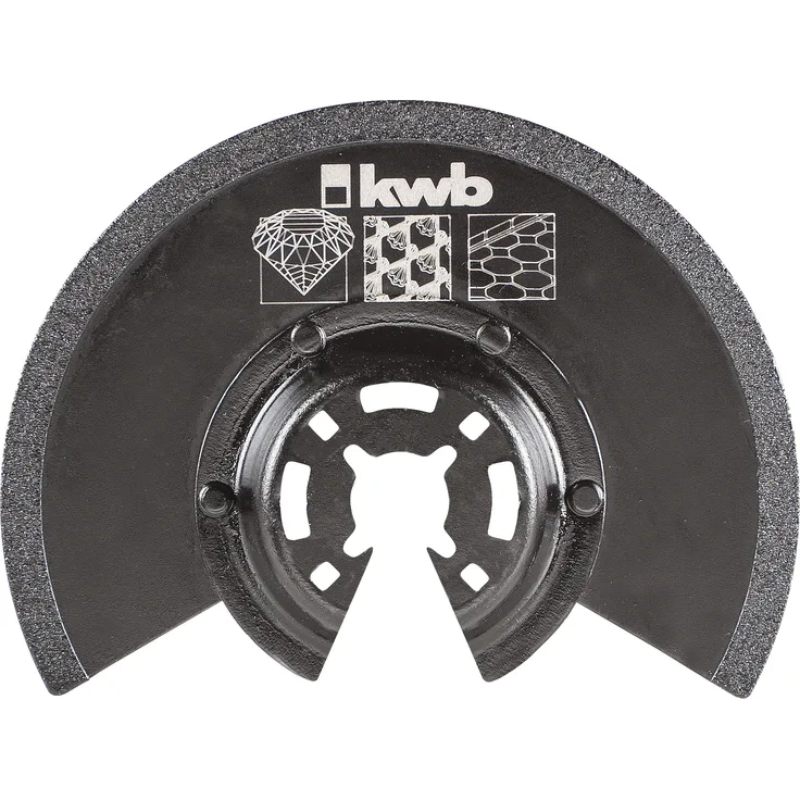 kwb 709546 Diamant Sägeblatt, halbrund, 65 mm