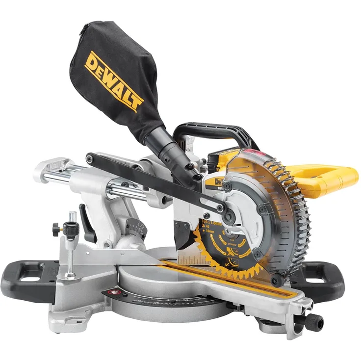 DeWalt 18 V Akku-Paneelsäge - Kapp-und Gehrungssäge (184 mm Sägeblattdurchmesser, 48° Neigungseinstellung, XPS-Schnittlinienanzeige, ohne Akku und Ladegerät) DCS365N