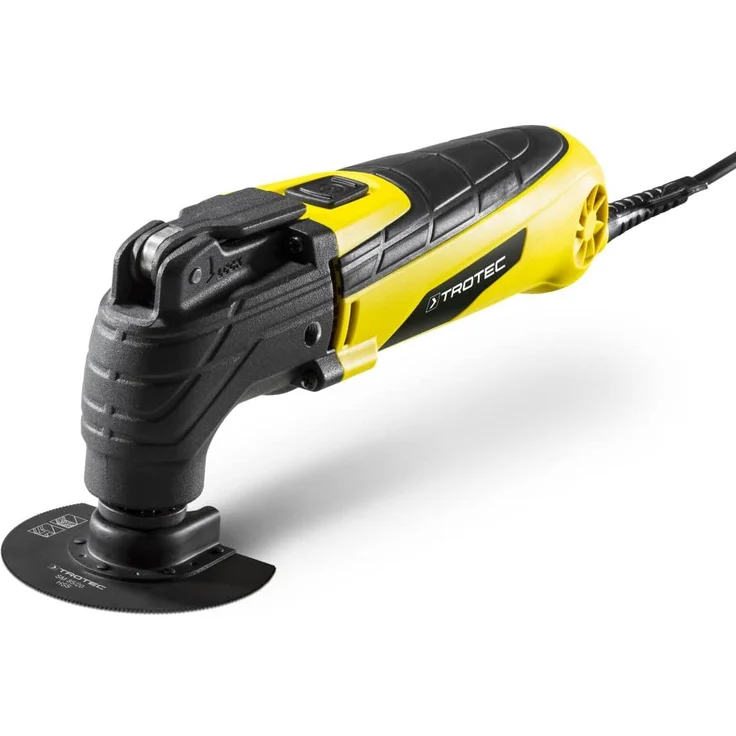 TROTEC Multifunktionswerkzeug PMTS 10-230V mit Schnellspannsystem 300W-Motor umfangreiches Zubehörset Transportkoffer – Bild 2