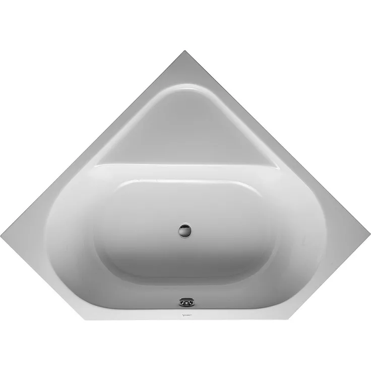 Duravit Eck-Badewanne D-CODE 2 Rückenschrägen, weiß 1400 x 1400 mm