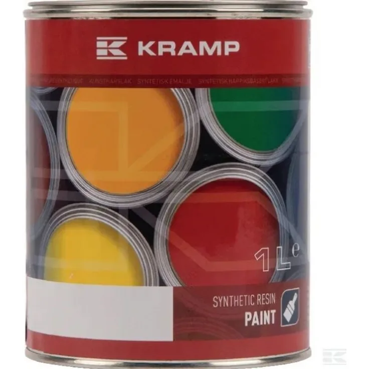 Kramp - Kramp Lack Feuerrot RAL 3000 Kunstharz Fahrzeuglack 1L - rot