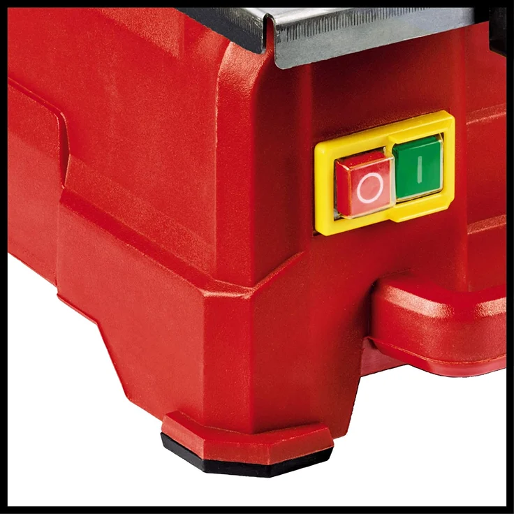 Einhell Fliesenschneidmaschine TC-TC 800 (800 W, 2.950 min-1, neigbarer Edelstahltisch mit Winkelskala, verstellbarer Winkelanschlag, Parallelanschlag mit Skala, inkl. Diamanttrennscheibe Ø 180) – Bild 2