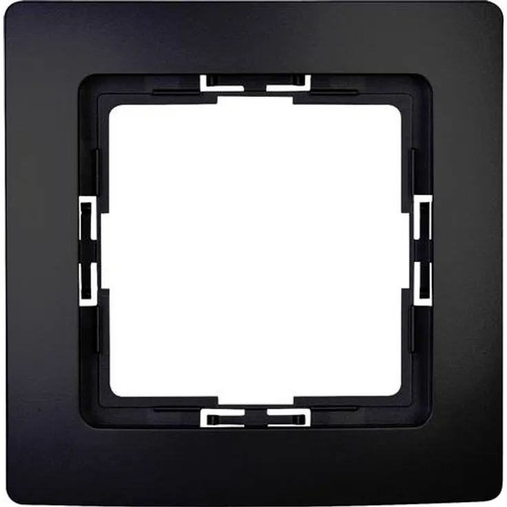 Kopp Rahmen Abdeckung Paris Schwarz (matt) 308450066