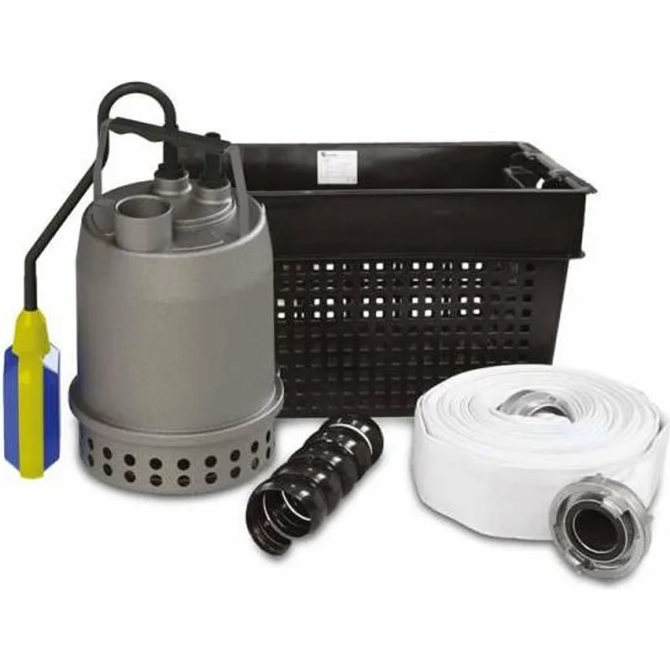 SFA EMERGENCY SET Flutset bestehend aus Box, Schmutzwasserpumpe und 15m C Schlauch SANISUBSTEEL-101