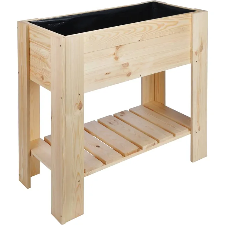 HI Hochbeet 92×41×80 cm Kiefernholz