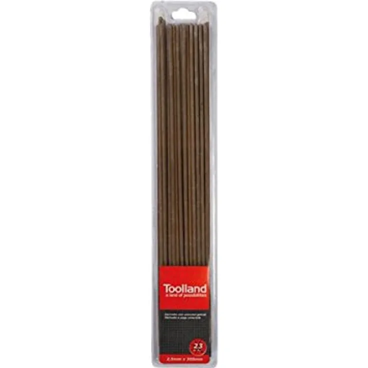 TOOLLAND - TW95025 Rutil Umhüllte Elektroden, 2,5 mm x 350 mm Abmessungen (23-er pack) 175073