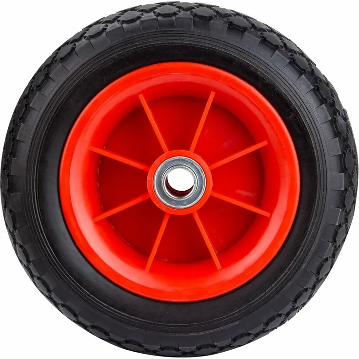 PU Sackkarrenrad Rad Gummireifen 75x260 Schubkarre Reifen pannensicher Gummirad