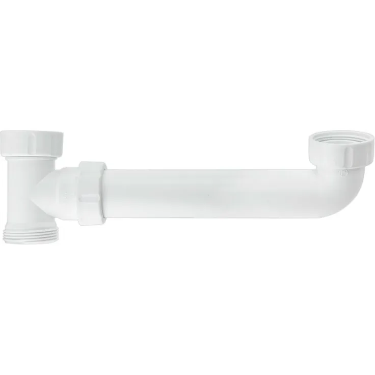 Kunststoff Doppel-Spülenanschluss 1 1-2 Zoll x 1 1-2 Zoll Siphon Sifon Spüle