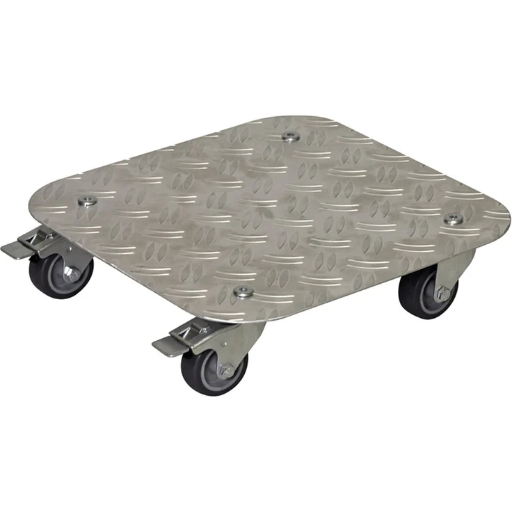 WAGNER Pflanzenroller Alaska 29x29cm I Pflanzenroller & Blumenroller für Außenbereich + Innenbereich I Kübelroller aus Aluminium mit 2 Total-Feststellern I Tragkraft 150kg I Made in Germany?20700301 – Bild 1