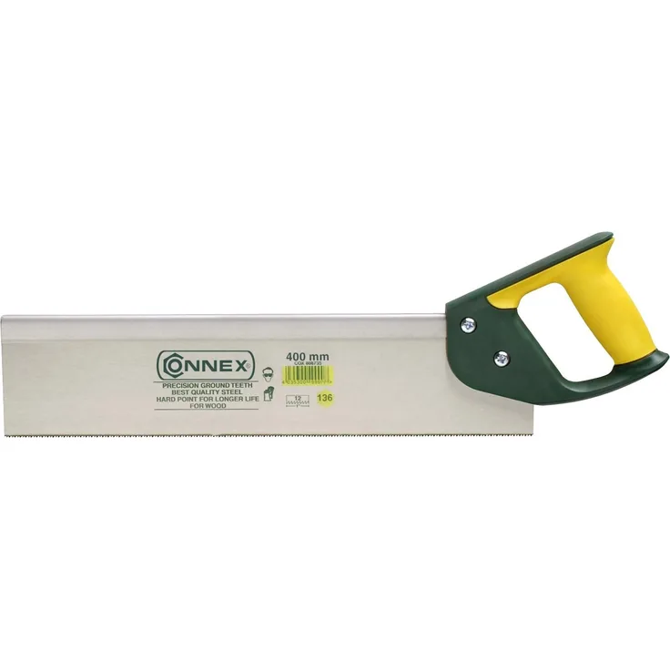 Connex COX808735 Rückensäge 400 mm geschliffene und gehärtete Zähne, 2-Komponenten-Griff