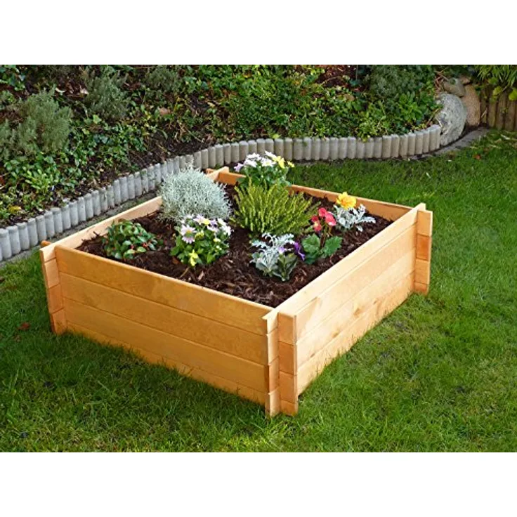 Promadino Hochbeet Erhöhtes Pflanzbeet 33,5 cm x 100 cm x 100 cm