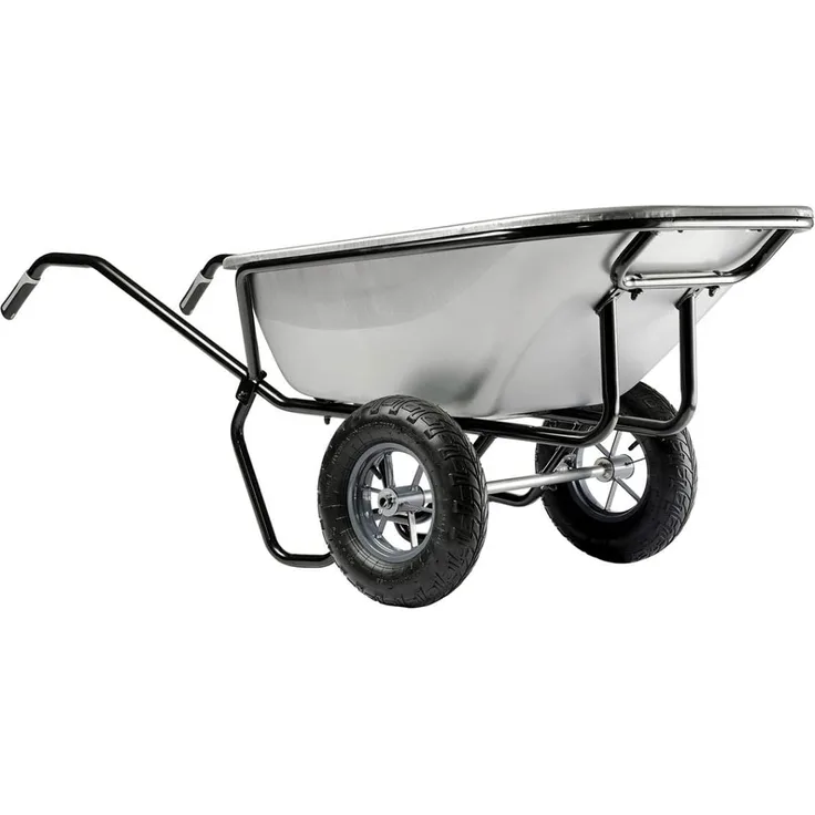 HAEMMERLIN Großmuldenkarre Zweirad Schubkarre Expert Twin Excellium 230l 250kg