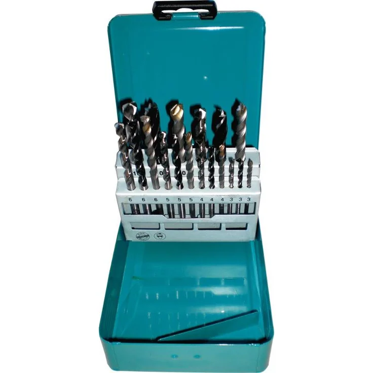 Makita D-46202 Bohrer Set 18-teilig, für Metall und Holz – Bild 1
