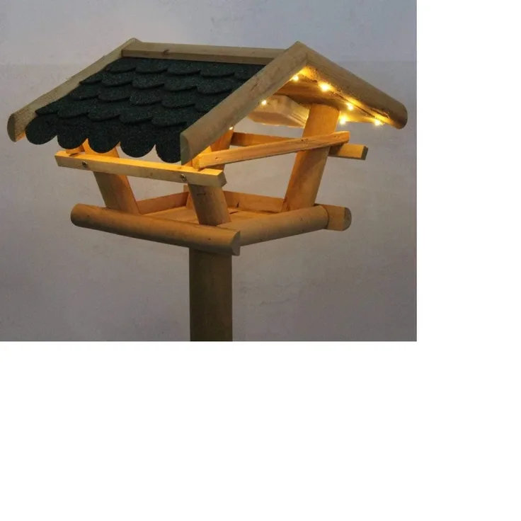 Westerholt Vogelfutterhaus Tirol mit LED Beleuchtung, Holz