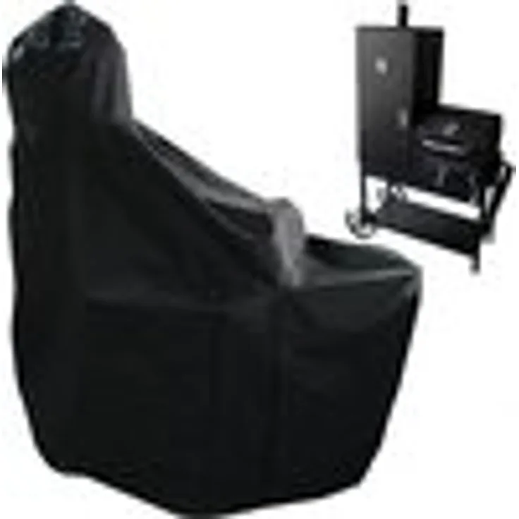 Syntrox Germany Grillabdeckung, für Smoker Bovini 2, Polyester, schwarz, 137 x 61 x 167 cm, wetterfest