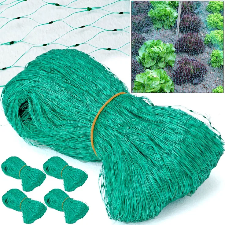 5xVogelschutznetz - je 4mx5m 100m² für Ihren Garten
