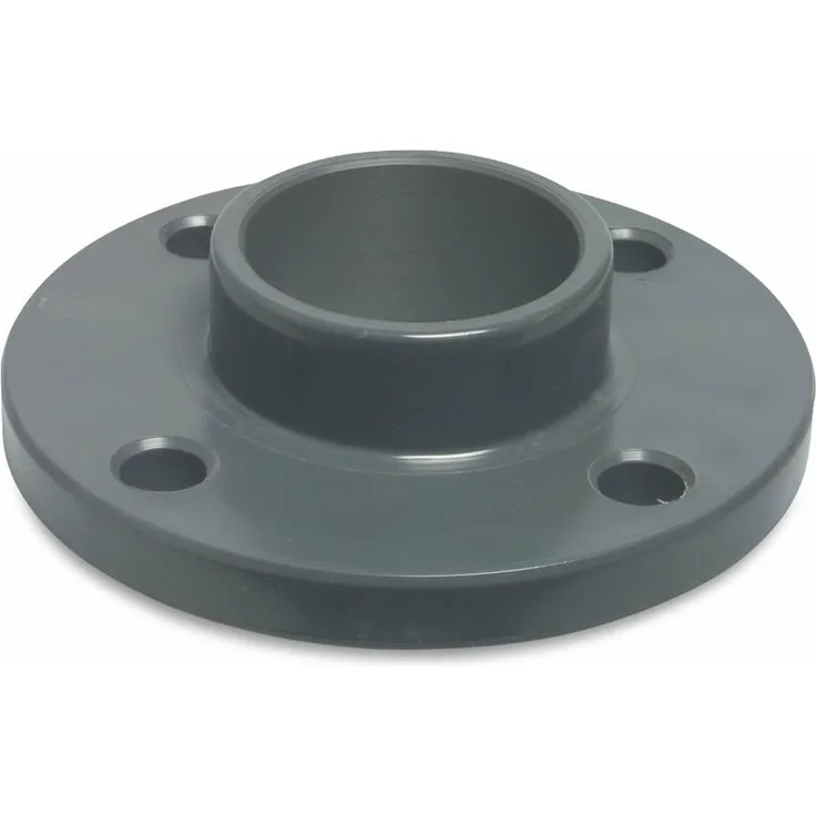 Mega Klebeflansch PVC-U DN25 x 32 mm DIN Flansch x Klebemuffe 10 bar Grau PN10