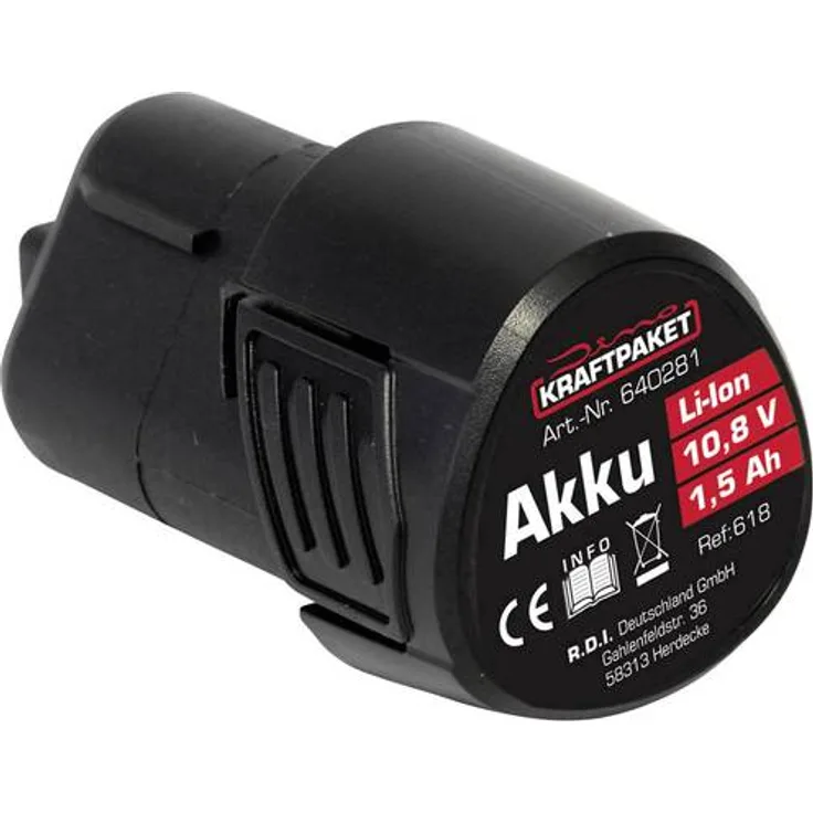 Dino KRAFTPAKET AKKU 10,8V 1,5Ah für Akku-Poliermaschine 640256 640281 Werkzeug-Akku 1.5Ah