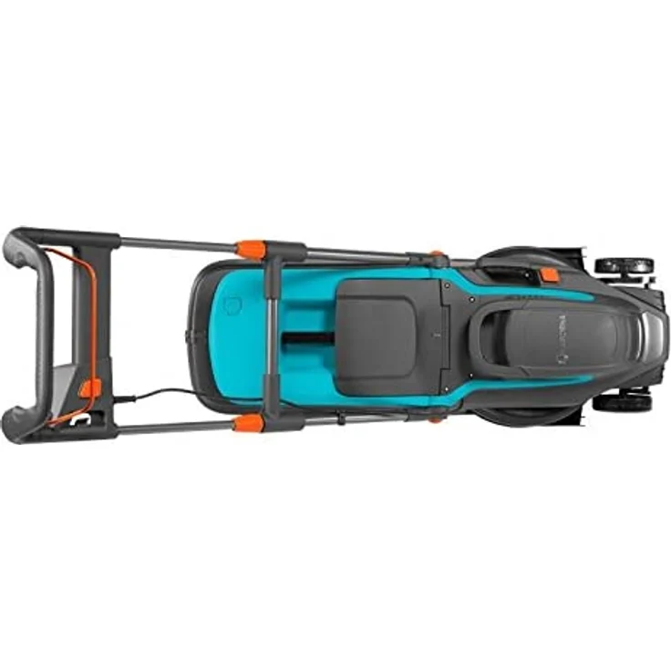 GARDENA PowerMax 1800-42 Elektrorasenmäher: Rasenmäher bis 800 m², 42 cm Schnittbreite, 45 l Fassungsvolumen, Schnitthöhe 20-60 mm, klappbares Gestänge, ergonomischer Handgriff - 5042-20 – Bild 6