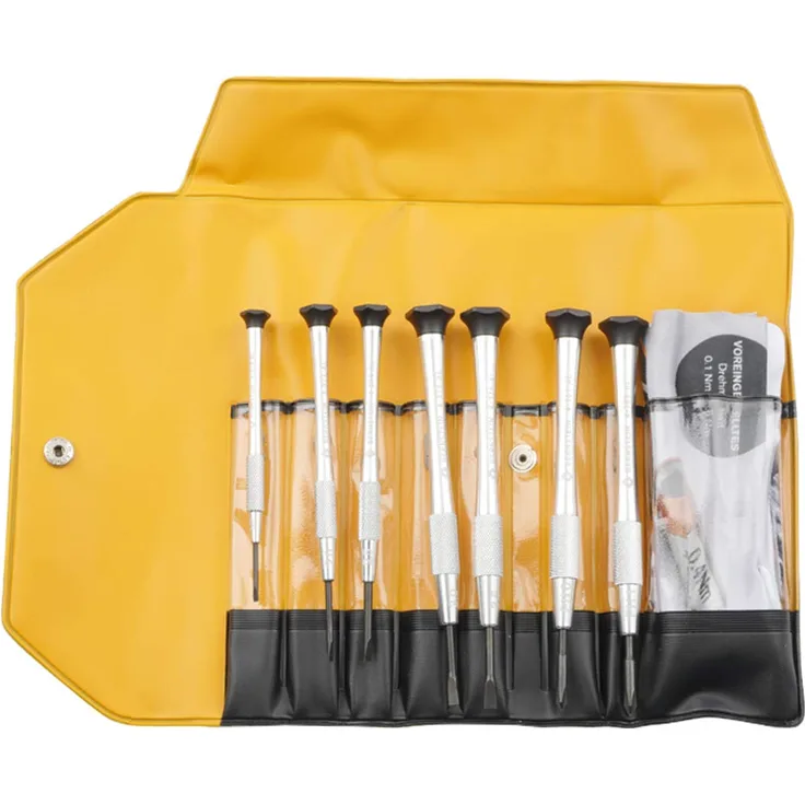 Bernstein Werkzeuge 4-360-E05 Uhrmacher-Schraubendreher-Satz 7-tlg. Schlitz 1,5-2,0-2,5-3,0-3,5 mm und PH0 - PH1