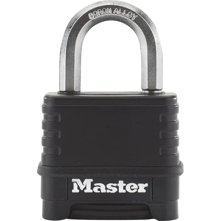MASTER LOCK Hochsicherheits Vorhängeschloss [Zahlenkombination] [Zinkgehäuse] [Außenbereiche] M178EURD - Ideal für Lagerräume, Lagerschuppen, Garagen, Anhänger und mehr – Bild 1