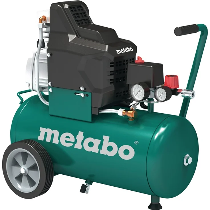 Metabo Kompressor Basic 250-24 W 8bar, 1,5kW, 24L, 2850/min-1, fahrbar – Bild 3