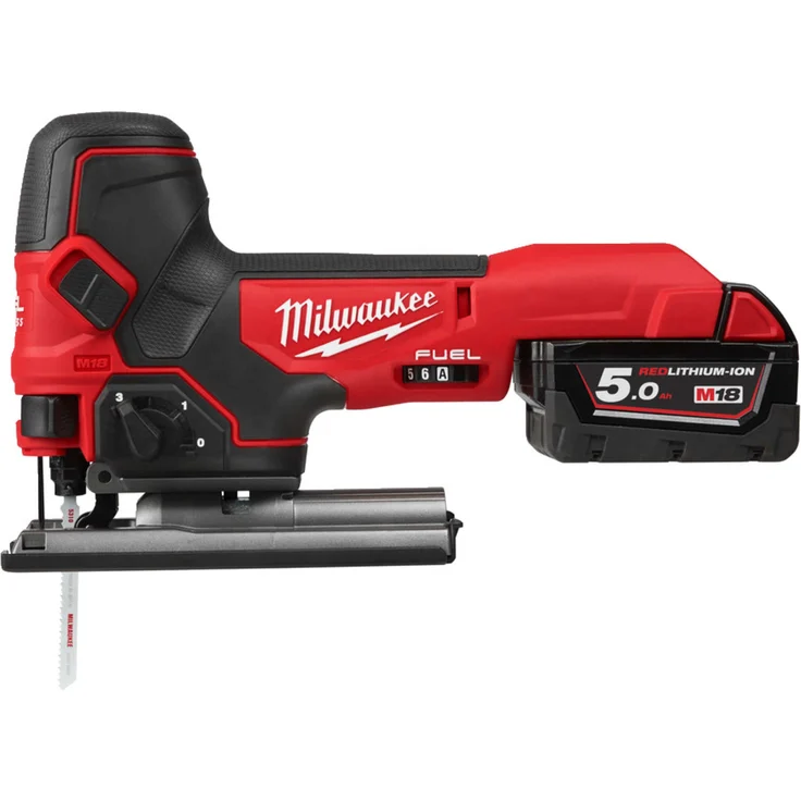 Milwaukee Akku-Stichsäge M18 FBJS-502X FUEL, 18V, inkl. Akkus, Sägeblatt und HD-Box – Bild 1