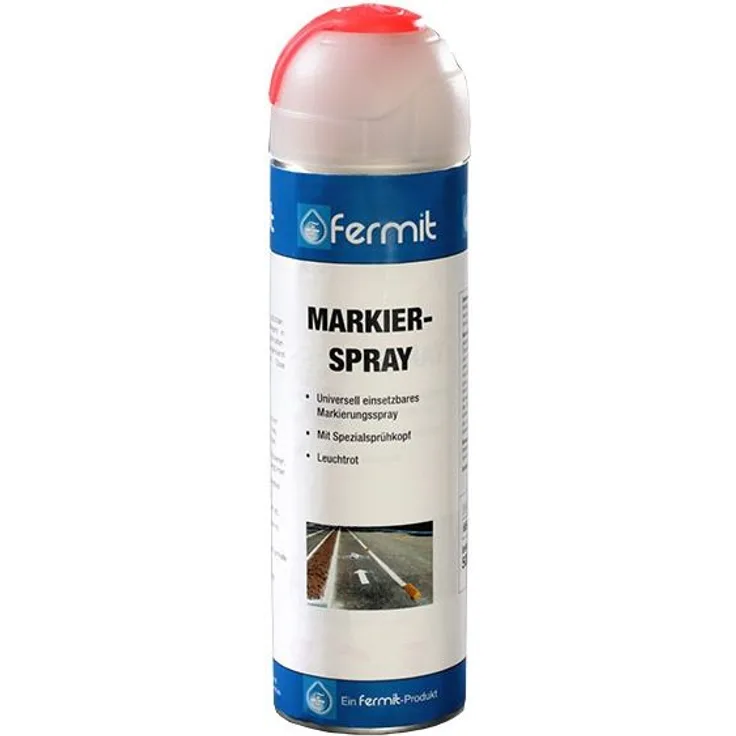 Fermit Markierspray Leuchtrot 500ml Dose